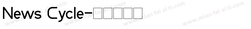 News Cycle字体转换